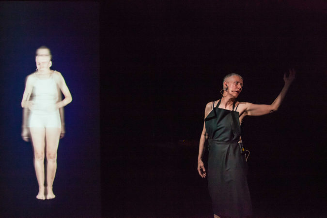 Virginia Barratt (performer) with Linda Dement and Jessie Boylan, RUPTURE, Esme Timbery CPL, UNSW, Sydney, 2019, 2019 © cynthia sciberras
